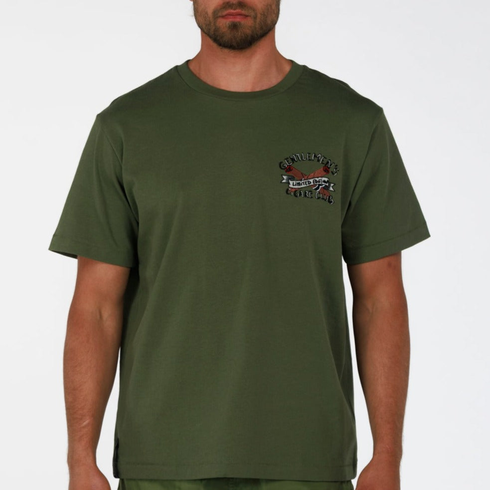 ALLARD OS T-SHIRT MILITARY GREEN | BDM CIGARE