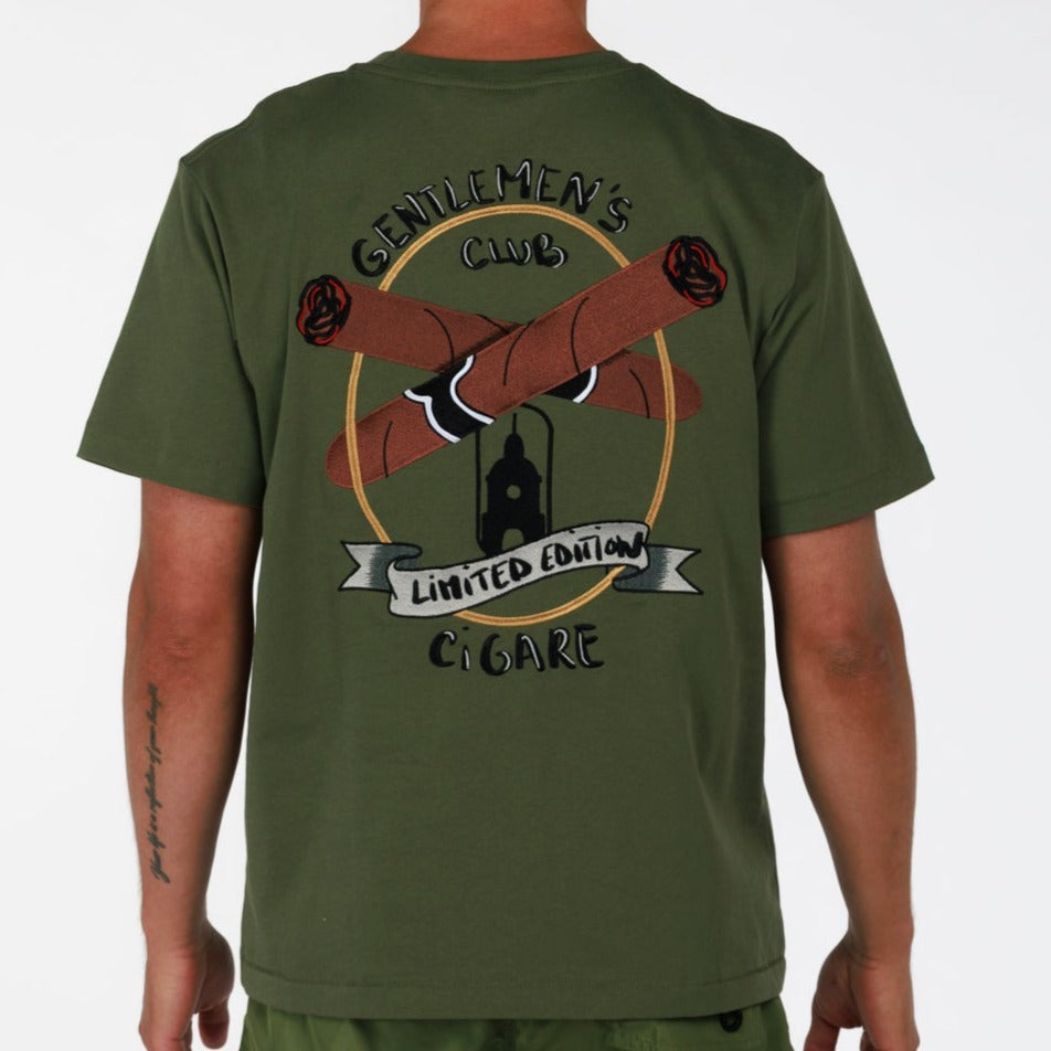 ALLARD OS T-SHIRT MILITARY GREEN | BDM CIGARE