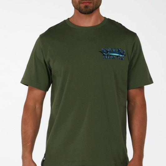 ALLARD OS T-SHIRT MILITARY GREEN | BDM CAVIAR CLUB