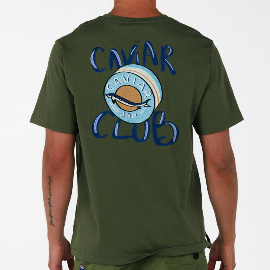 ALLARD OS T-SHIRT MILITARY GREEN | BDM CAVIAR CLUB