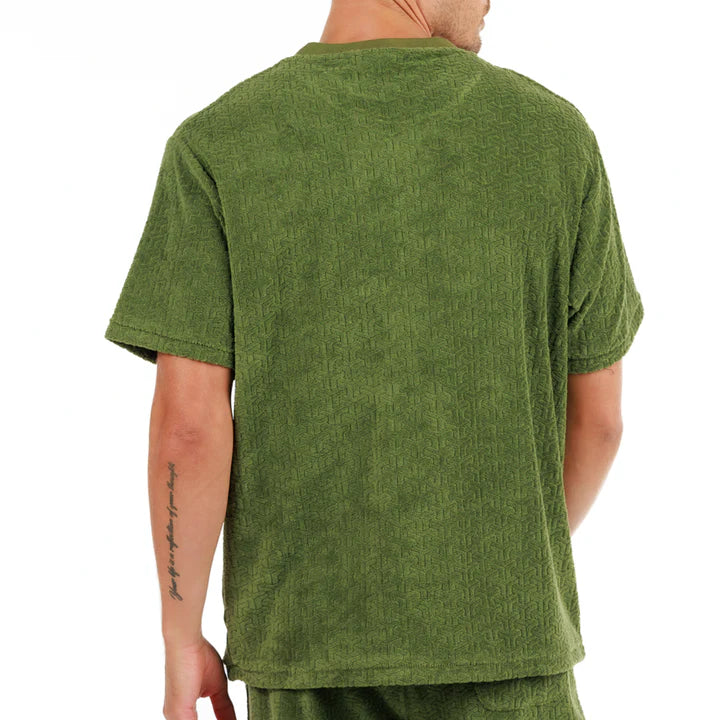 JACQUARD PARIS MILITARY GREEN | Oversize T-shirt