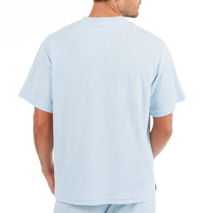 JACQUARD PARIS SKY BLUE | Oversize T-shirt