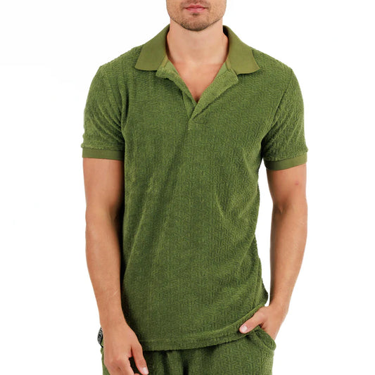 JACQUARD PARIS MILITARY GREEN | Polo