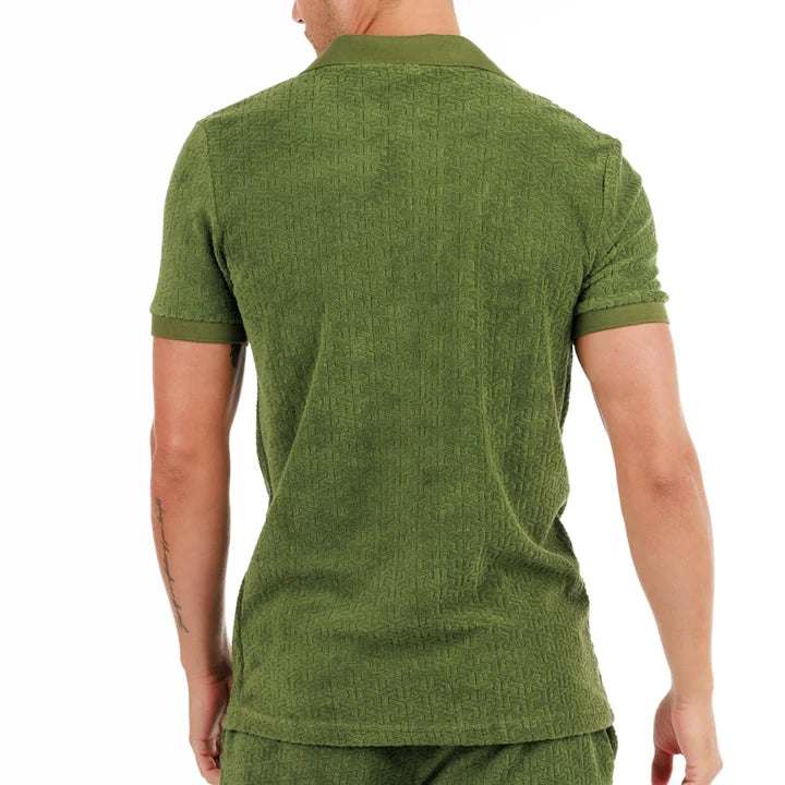 JACQUARD PARIS MILITARY GREEN | Polo