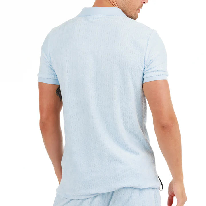 JACQUARD PARIS SKY BLUE | Polo