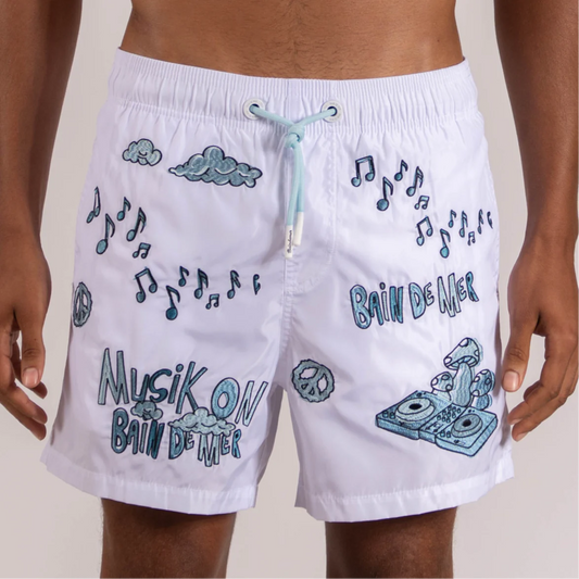 SWIMWEAR WHITE | MUSIK ON