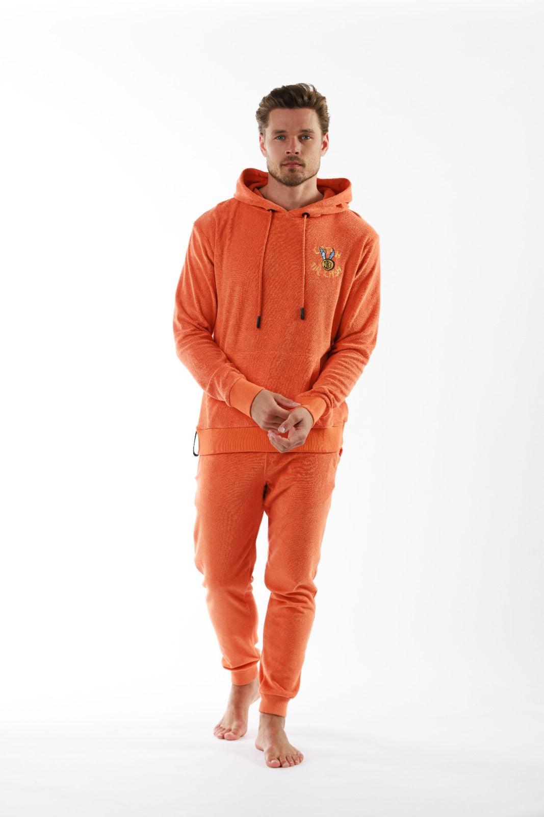 BOHEME ORANGE | Towelling Hoodie ESCOBART MOKE