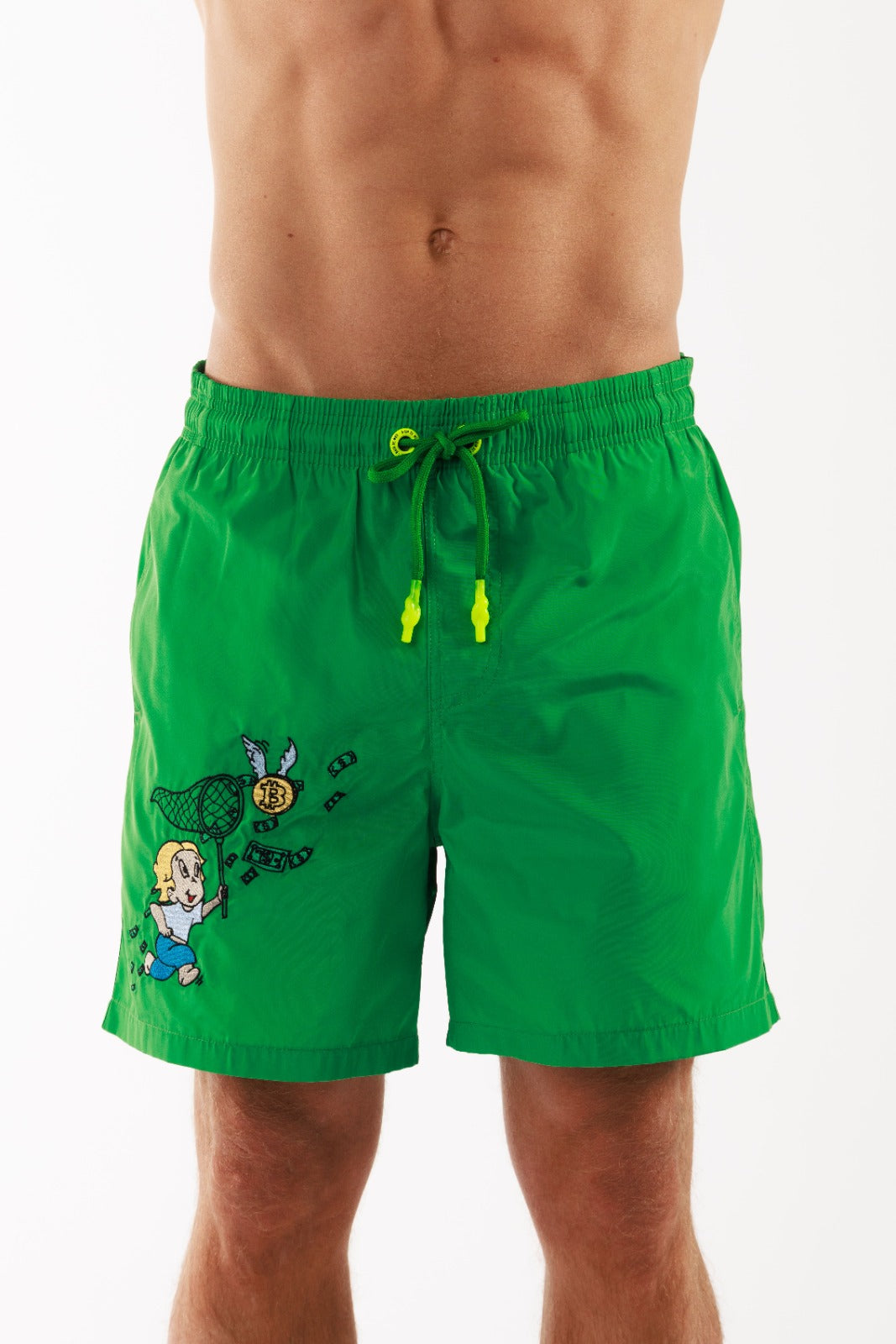 SALIN GREEN | Mens Swimwear RICH THE DOLLAR MONO