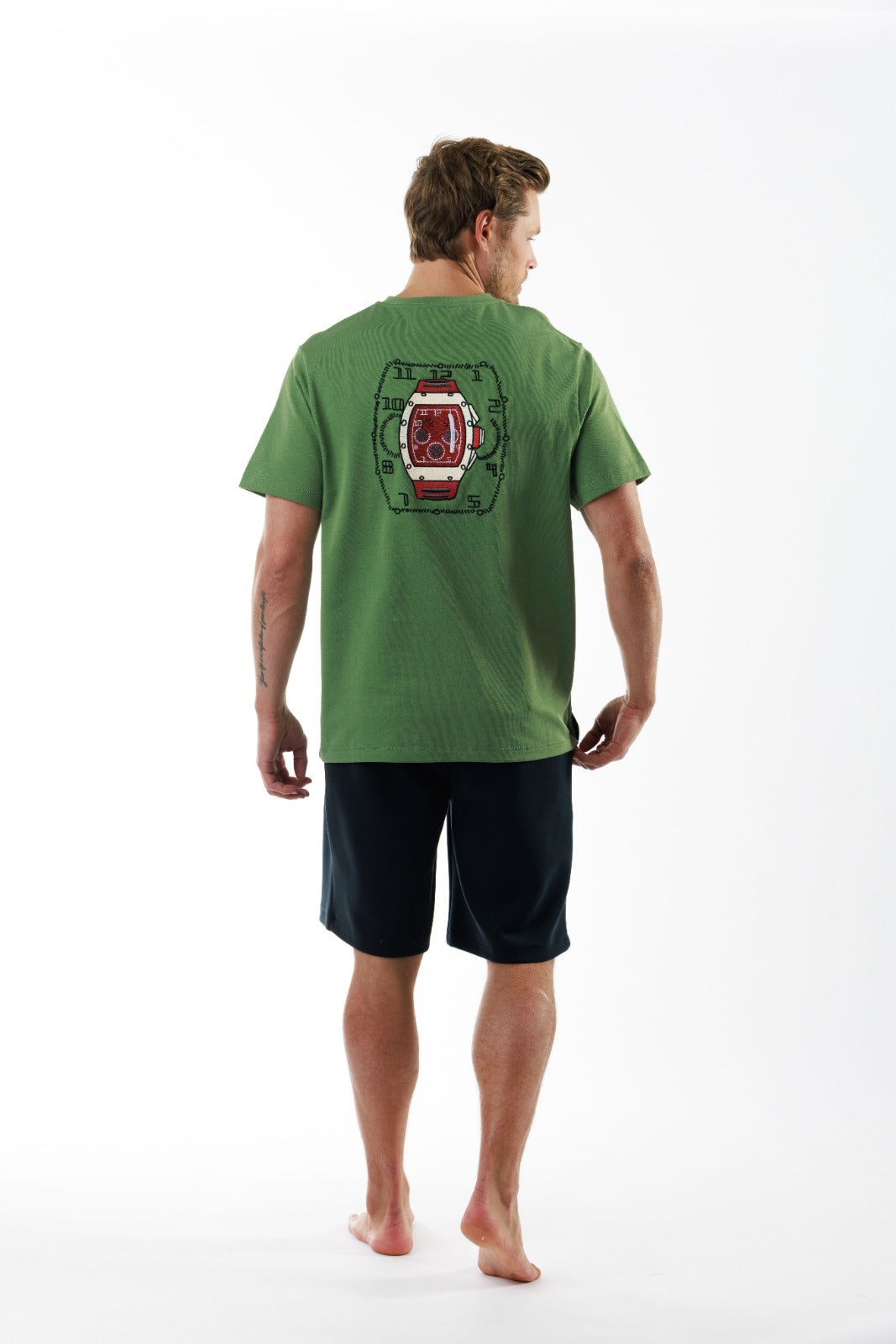 ALLARD MILITARY GREEN | Oversized Cotton T-Shirt WATCH LIMITED R