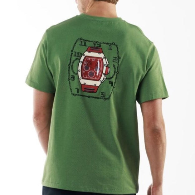 ALLARD MILITARY GREEN | Oversized Cotton T-Shirt WATCH LIMITED R