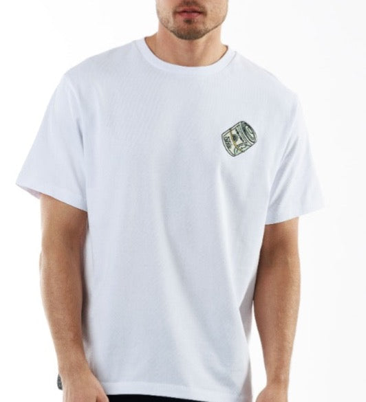 ALLARD WHITE | Oversized Cotton T-Shirt THE WALL STREET