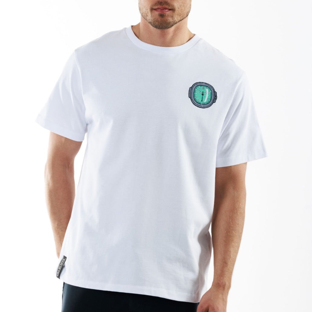 ALLARD WHITE | Oversized Cotton T-Shirt WATCH LIMITED P