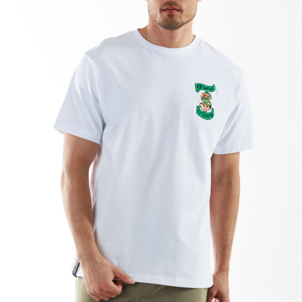 ALLARD WHITE | Oversized Cotton T-Shirt ESCOBART MOKE