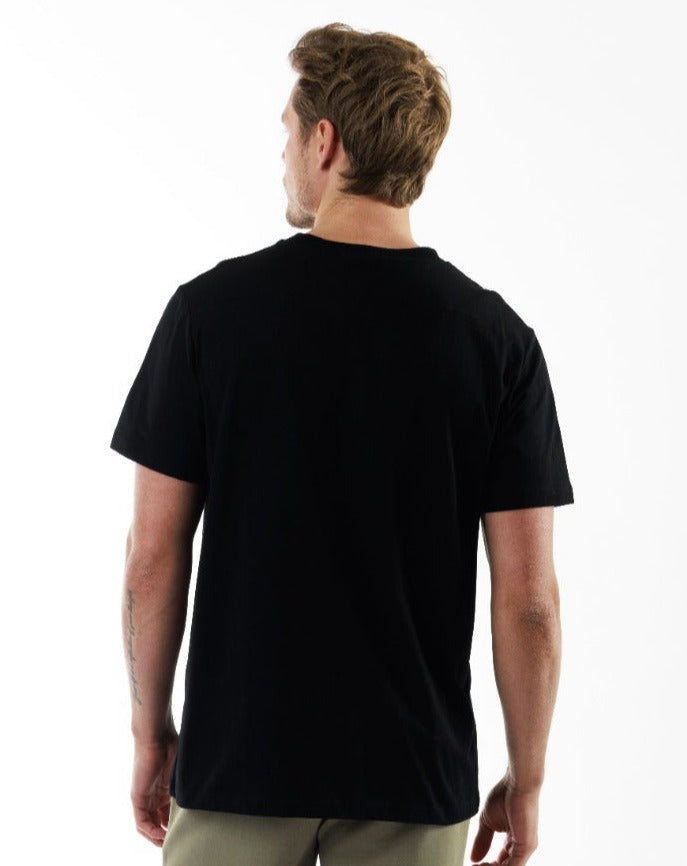 GAMBETTA BLACK | Classic Cut Cotton T-Shirt THE WATCH