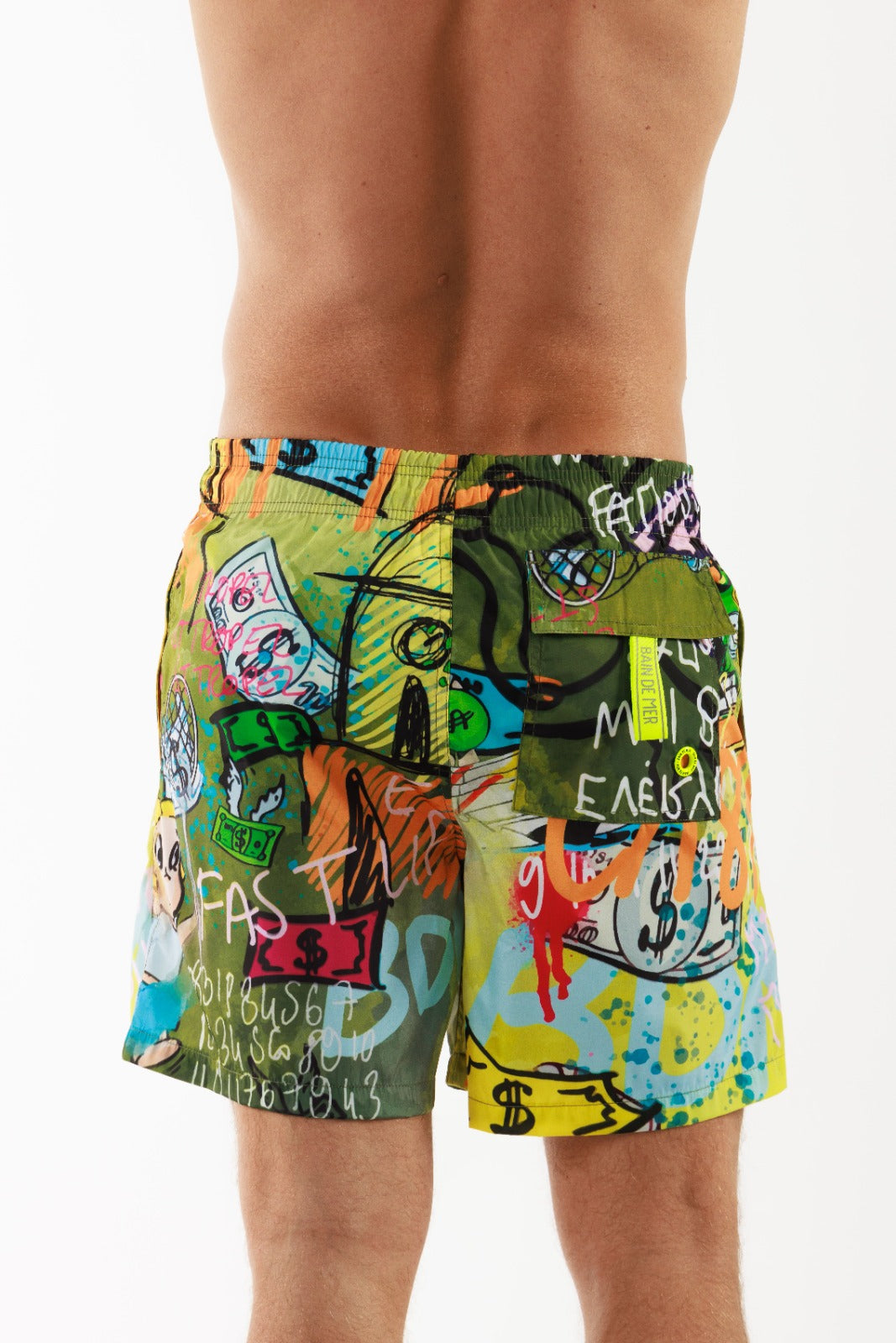 SALIN GREEN | Men's Swimwear CATCH THE DOLLAR PRINT