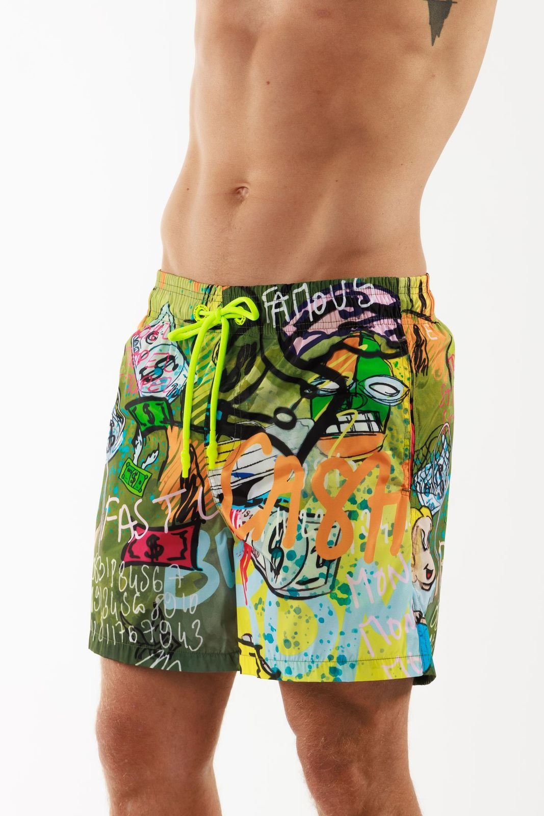 SALIN GREEN | Men's Swimwear CATCH THE DOLLAR PRINT