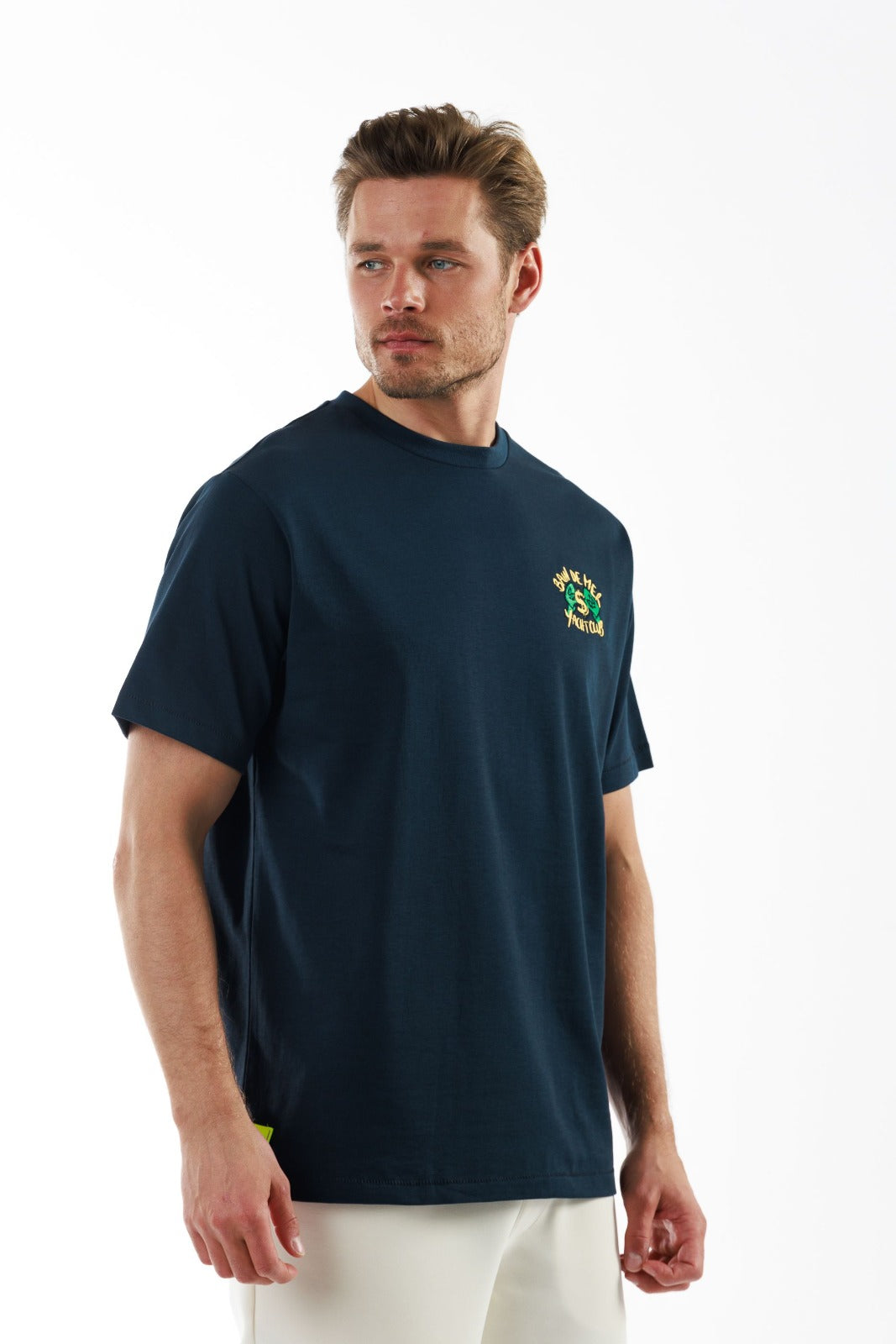 ALLARD NAVY BLUE | Oversized Cotton T-Shirt EL CARTEL YACHT