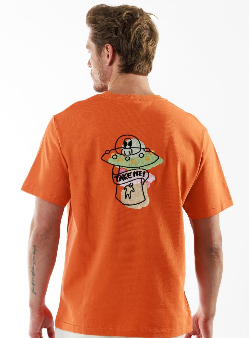 ALLARD ORANGE | Oversized Cotton T-Shirt THE TRIP