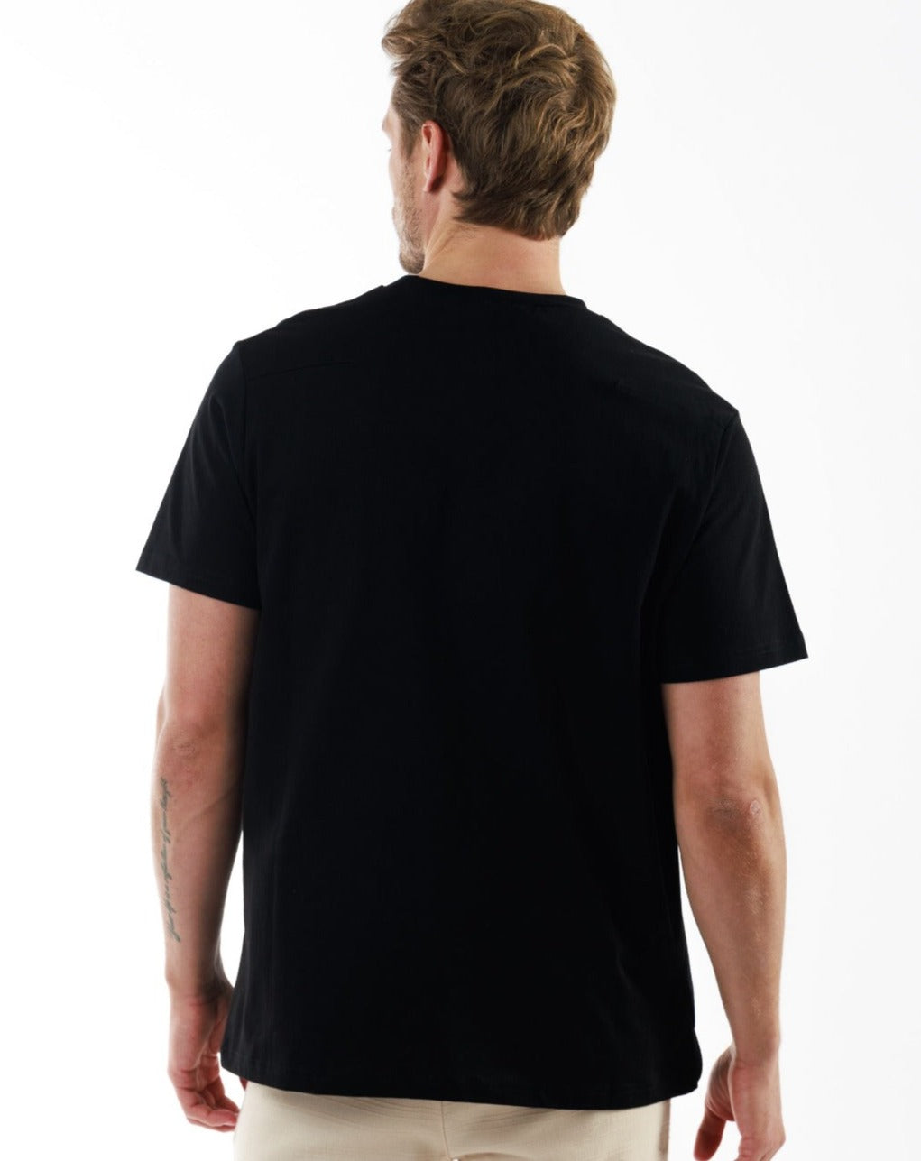 GAMBETTA BLACK | Classic Cut Cotton T-Shirt RICH THE DOLLAR