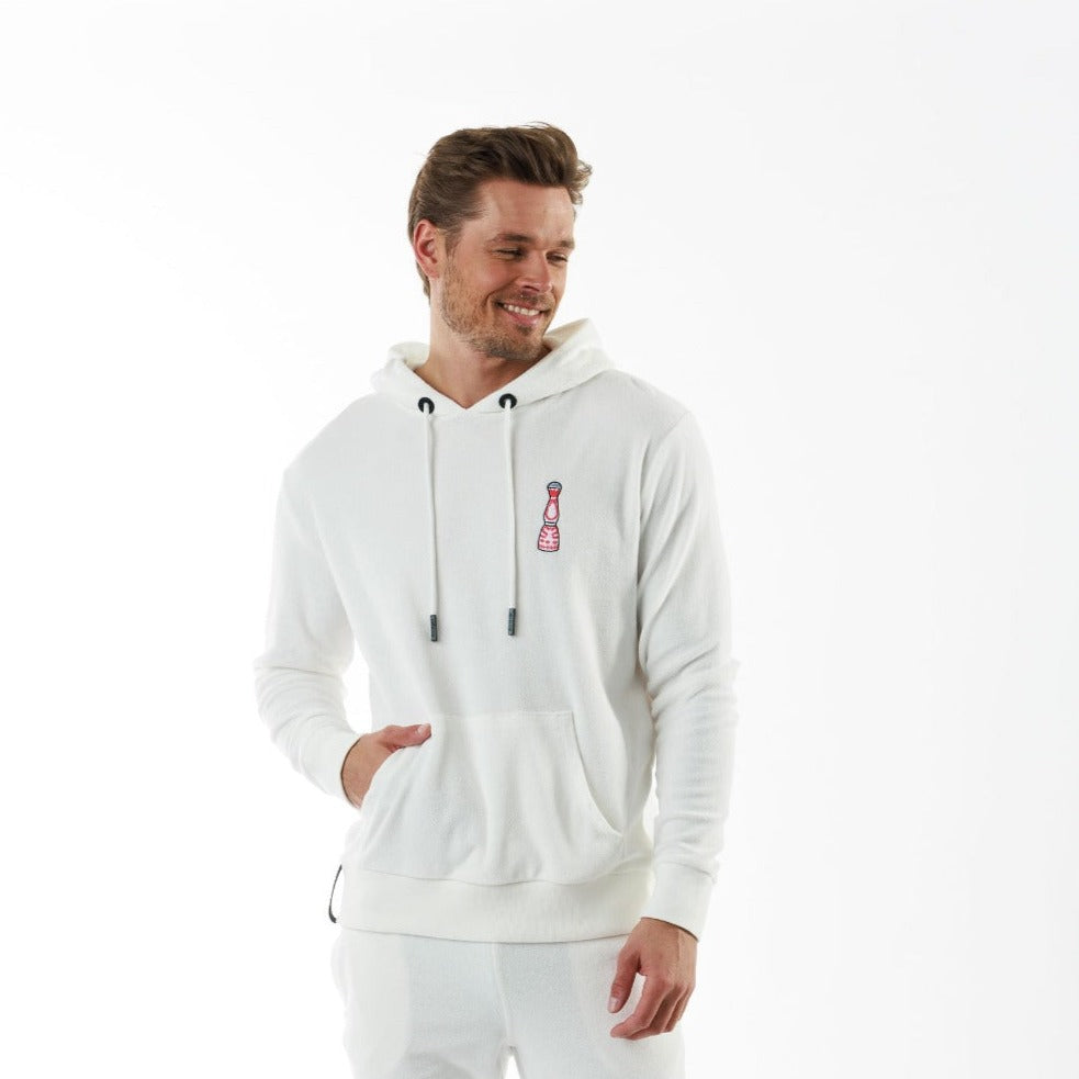 BOHEME WHITE | Towelling Hoodie CAVIAR STP