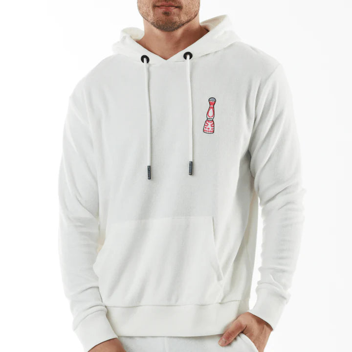 BOHEME WHITE | Towelling Hoodie CAVIAR STP