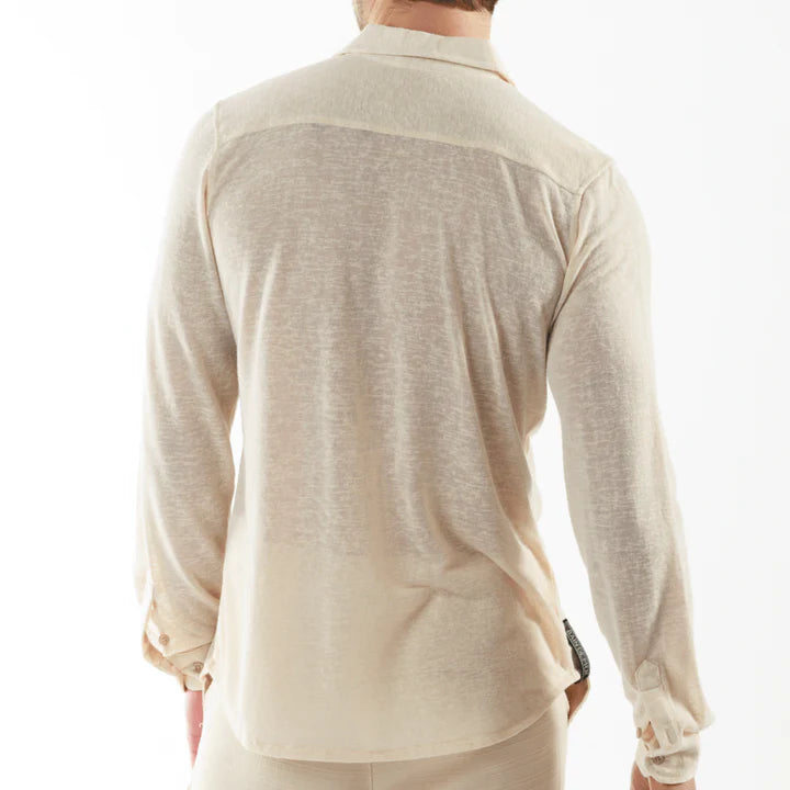 BYBLOS SAND | Linen Shirt Long Sleeve