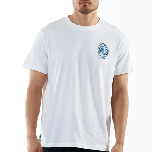 GAMBETTA WHITE | Classic Cut Cotton T-Shirt THE WATCH