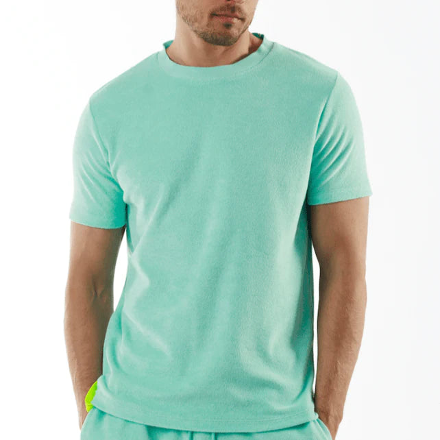 HARMONIE TIFFANY BLUE | Towelling T-shirt