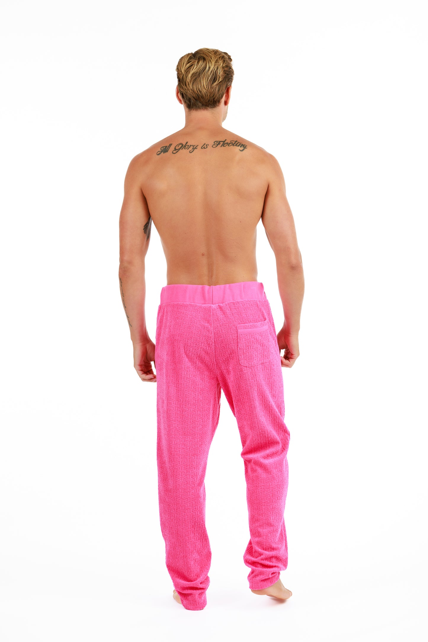 JACQUARD PARIS PINK | Pants