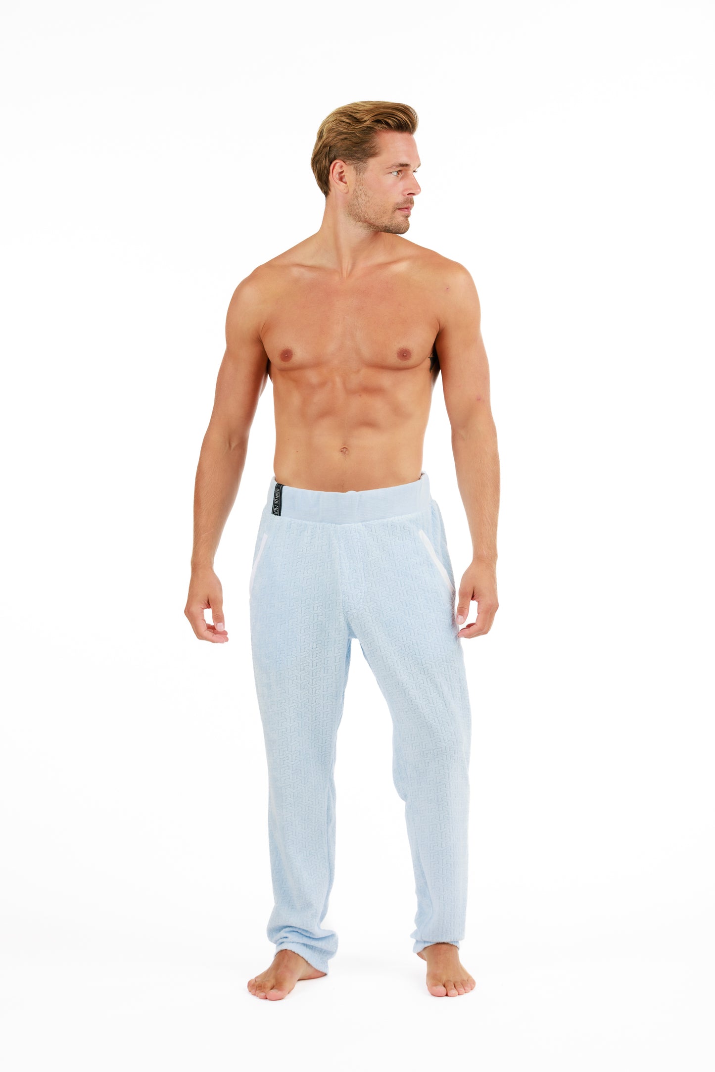 JACQUARD PARIS SKY BLUE | PANTS