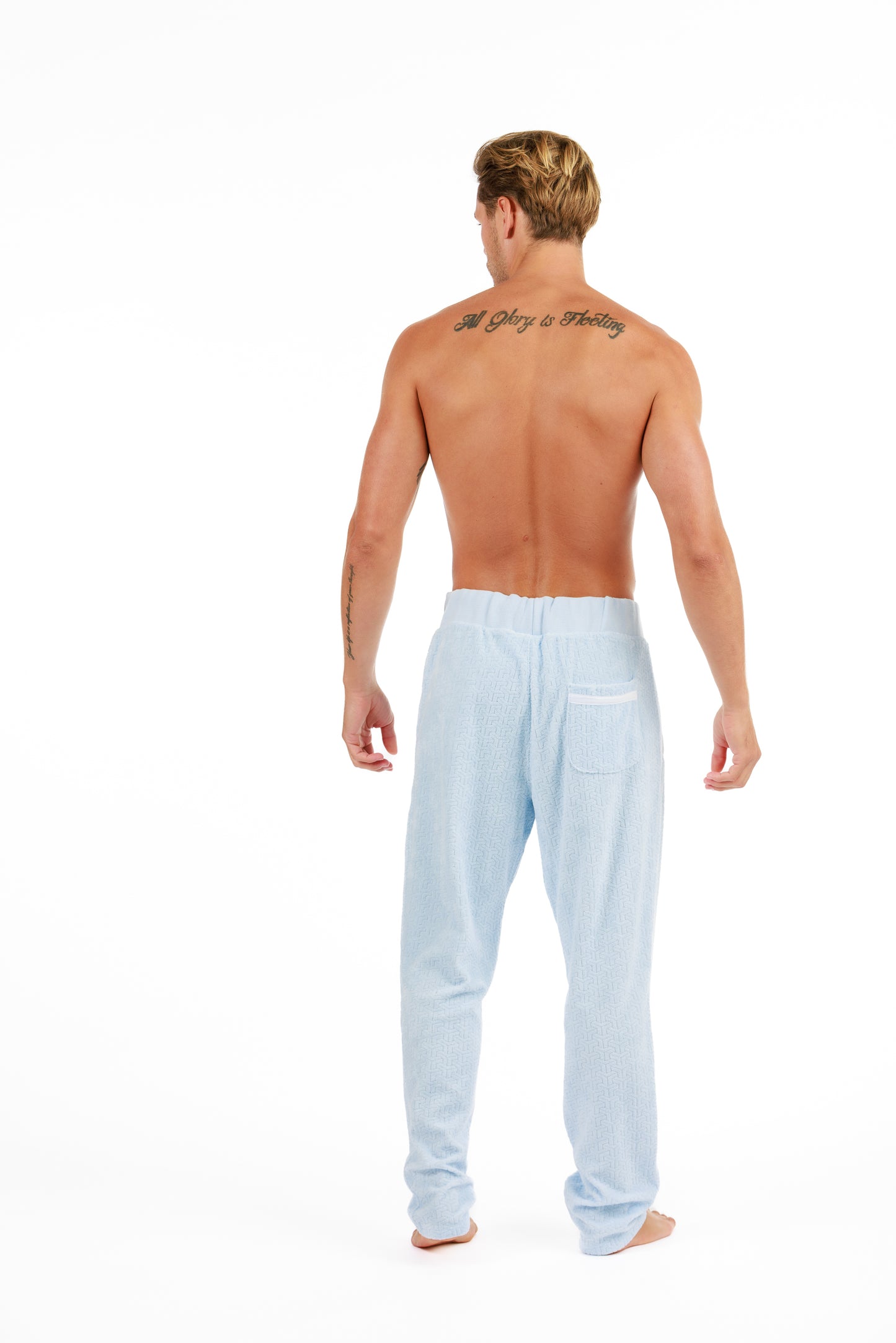 JACQUARD PARIS SKY BLUE | PANTS