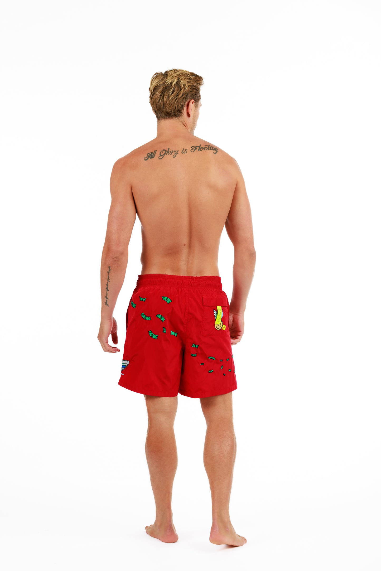 SALIN RED | Men's Swimwear CATCH THE DOLLAR