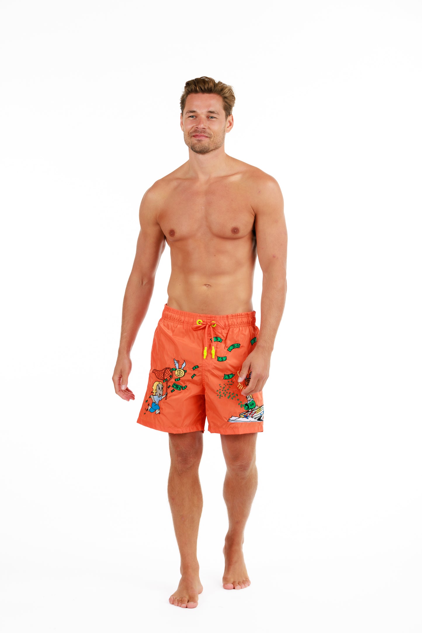 SALIN ORANGE HERMES | Mens Swimwear CATCH THE DOLLAR