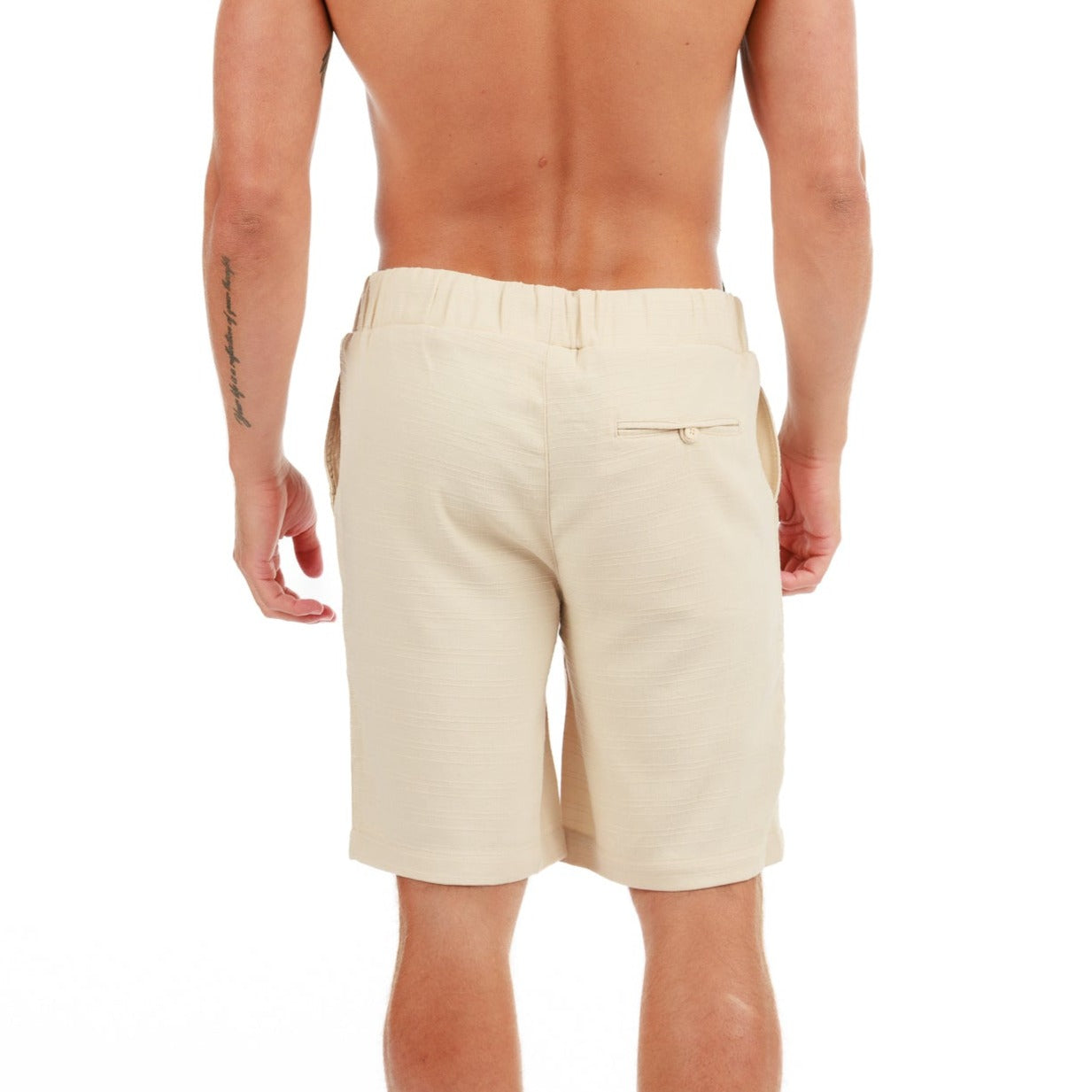 CLUB 55 SAND | Men's Linen Shorts