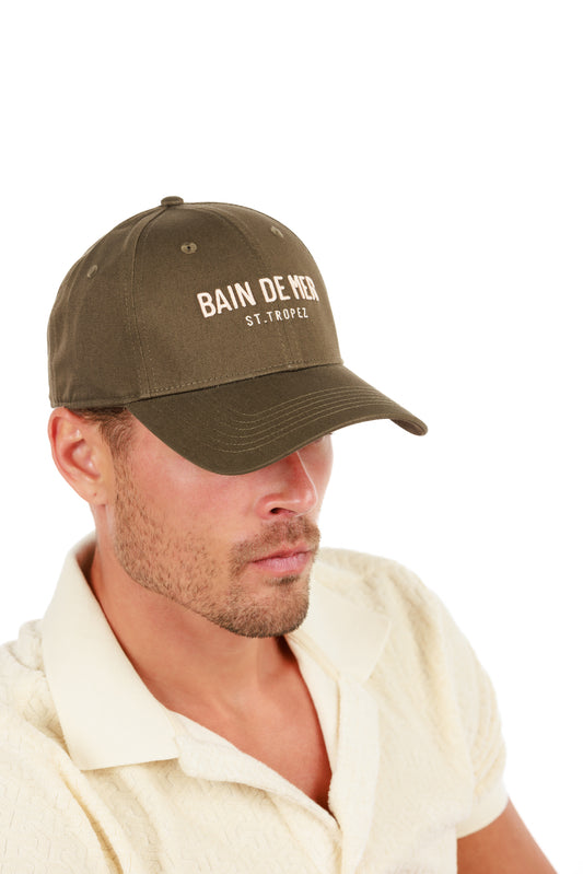 GABARDINE CAP MILITARY GREEN