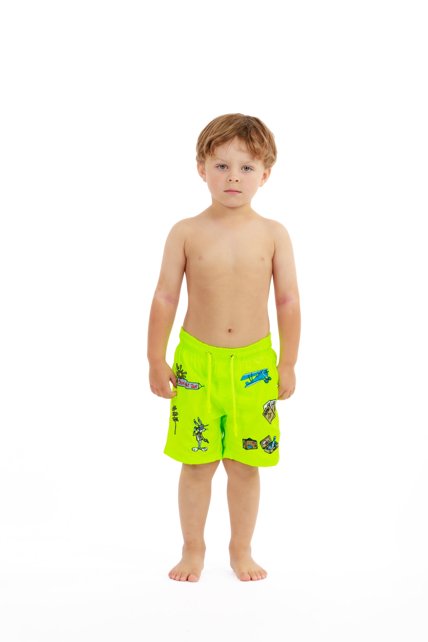 KIDS SALIN NEON YELLOW | KIDS Swimwear SUMMER TOUR