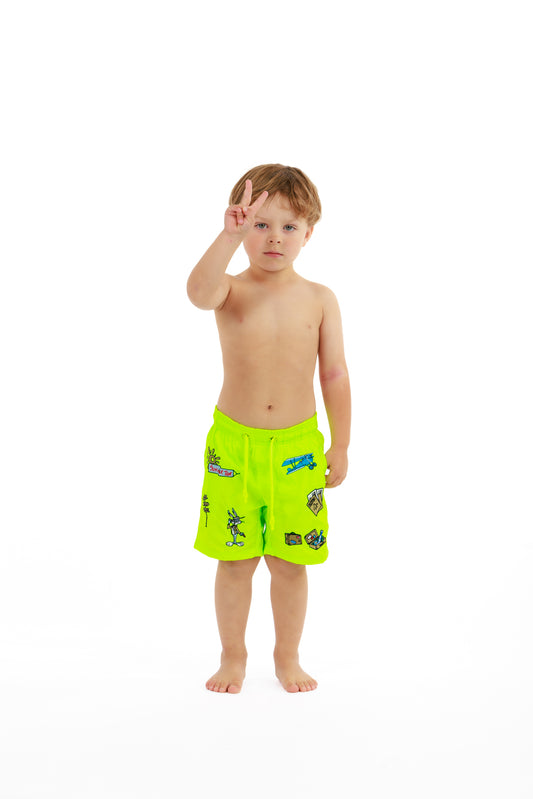 KIDS SALIN NEON YELLOW | KIDS Swimwear SUMMER TOUR