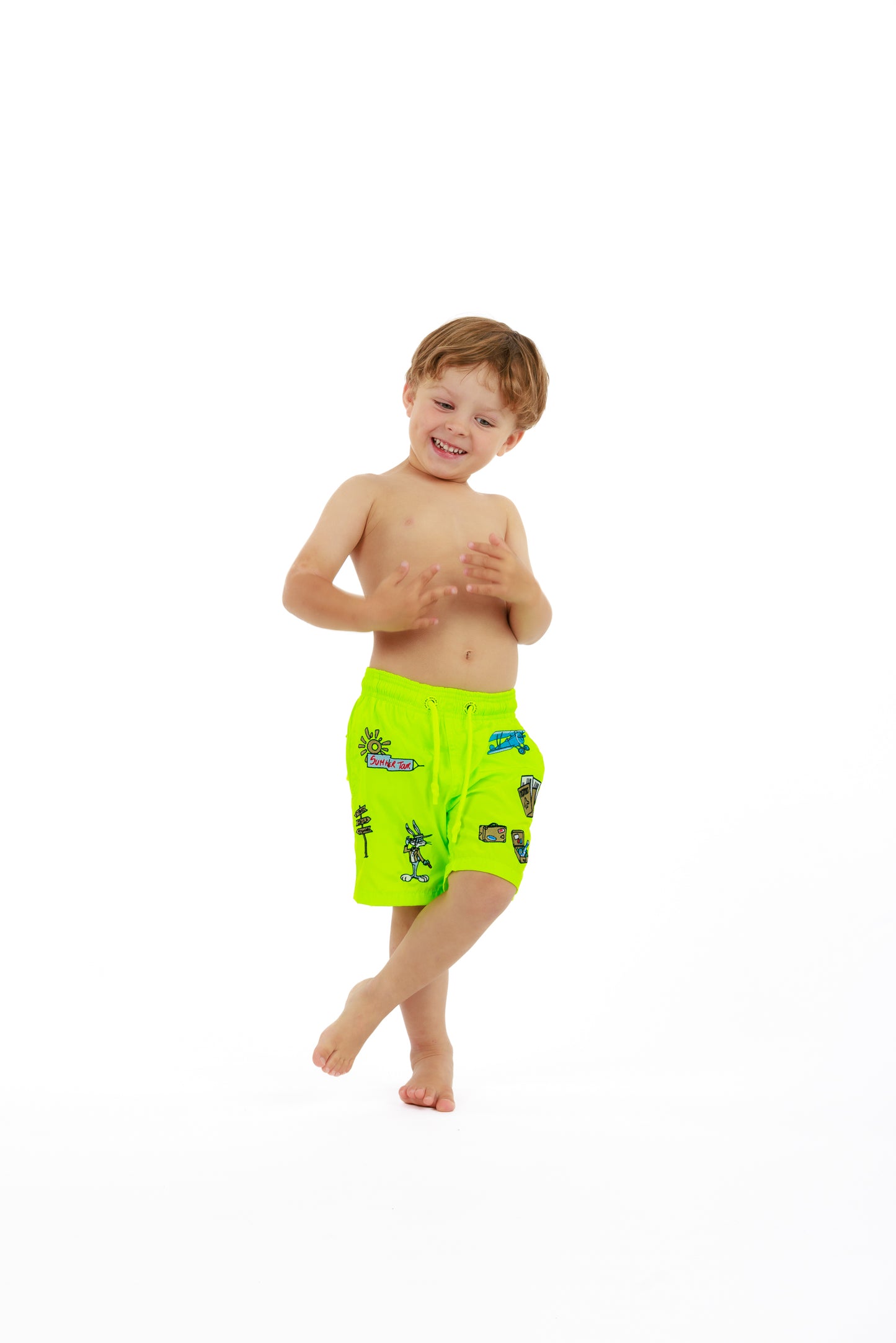 KIDS SALIN NEON YELLOW | KIDS Swimwear SUMMER TOUR