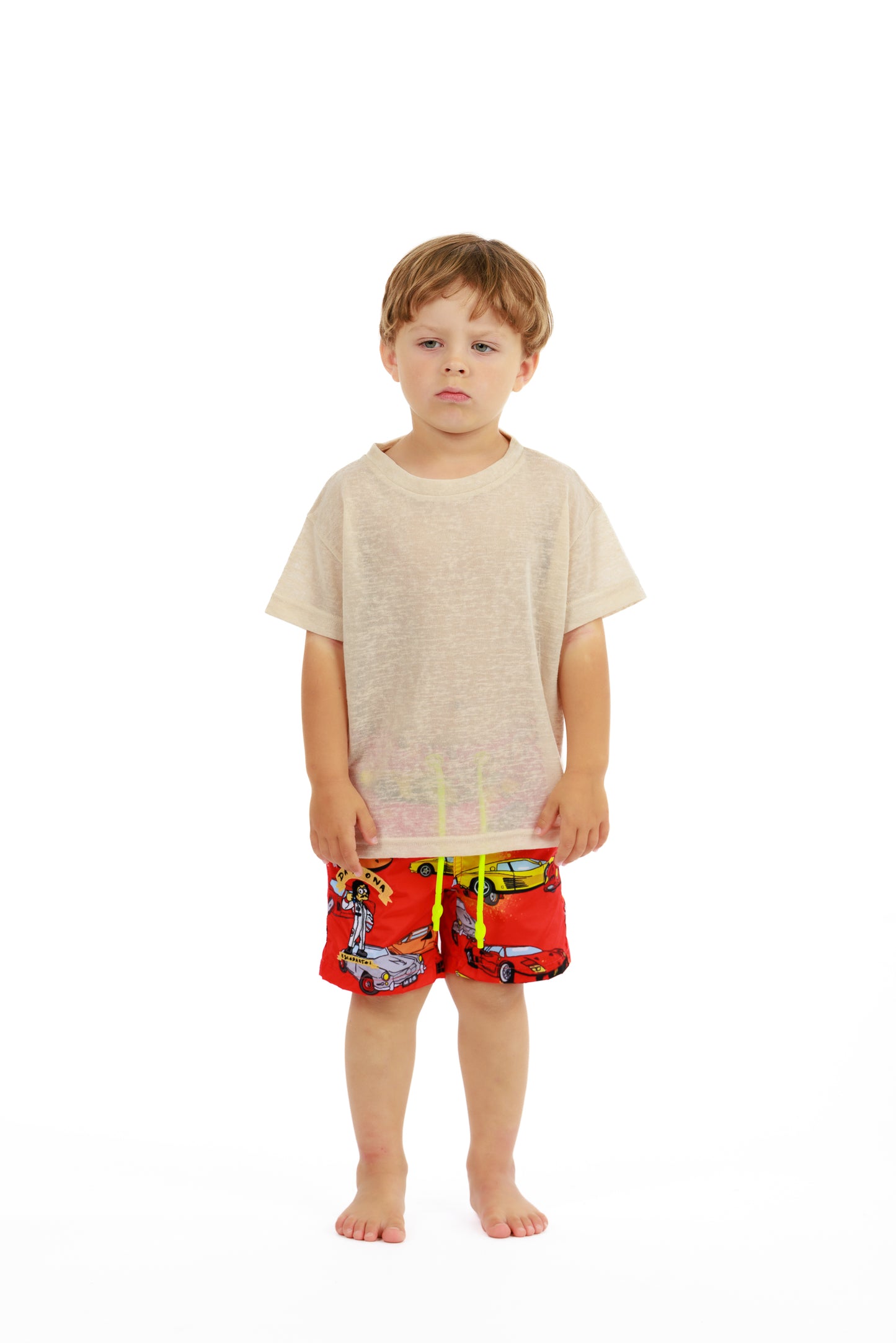 KIDS L'ORMEAUX SAND | Kids Linen T-SHIRT