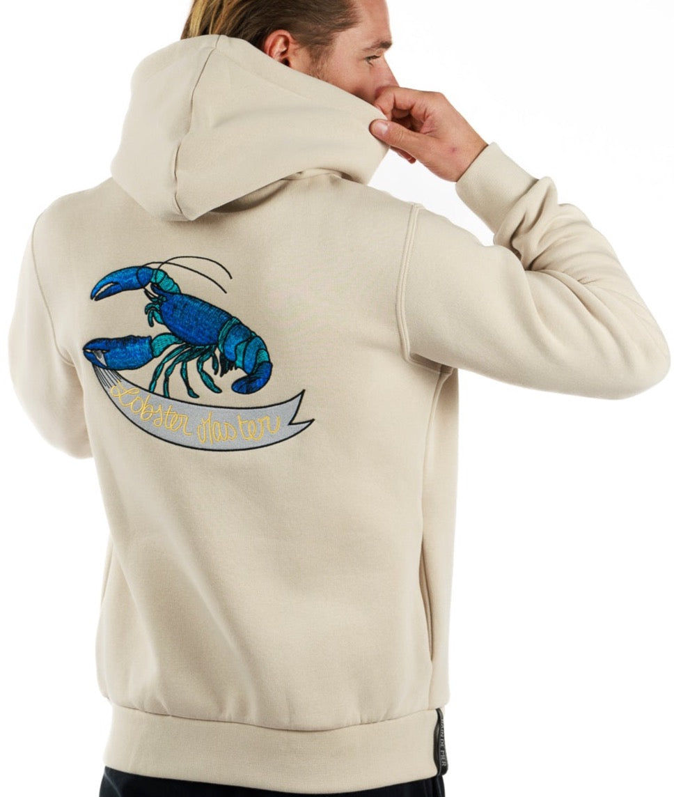 CLASSIC LOBSTER ECRU | COTTON HOODIE