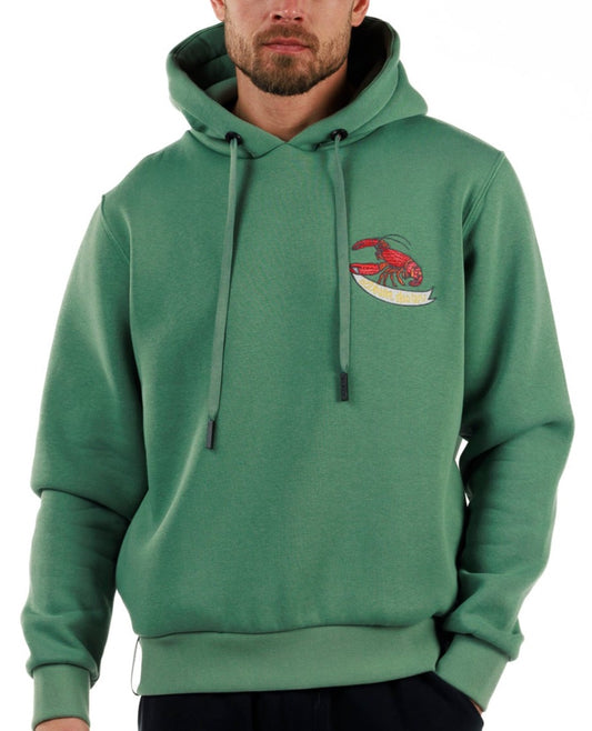 CLASSIC LOBSTER MILITARY GREEN | COTTON HOODIE