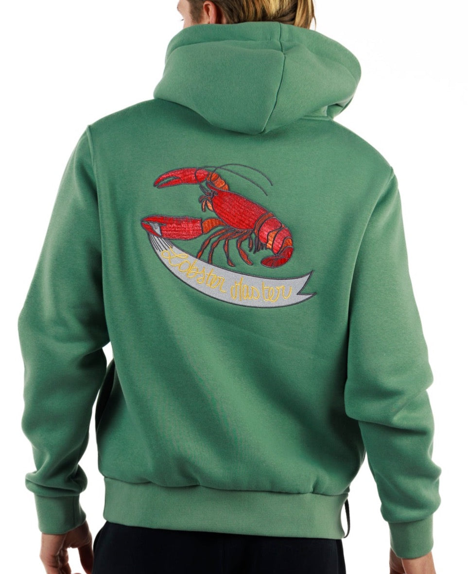 CLASSIC LOBSTER MILITARY GREEN | COTTON HOODIE