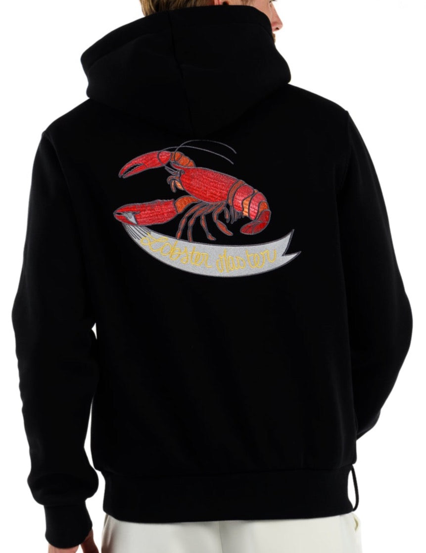 CLASSIC LOBSTER BLACK | COTTON HOODIE