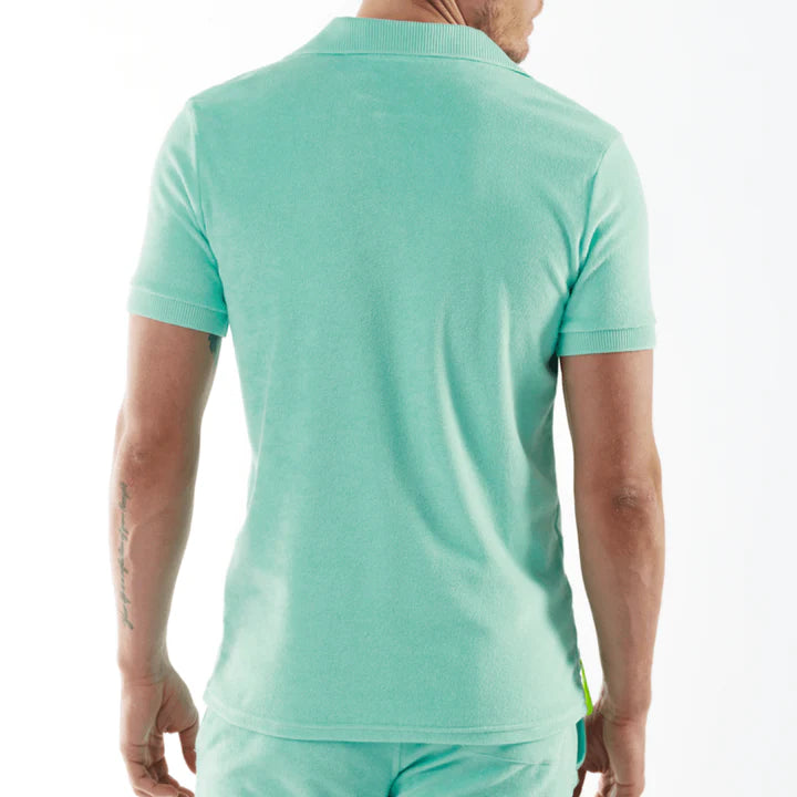 LA TARTANE TIFFANY BLUE | Towelling Polo