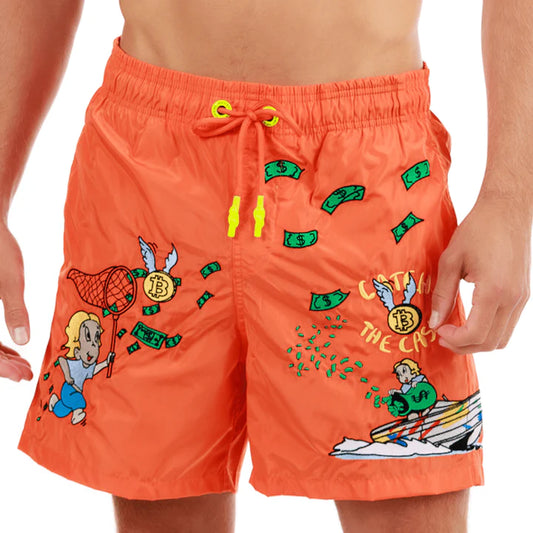 SALIN ORANGE HERMES | Mens Swimwear CATCH THE DOLLAR